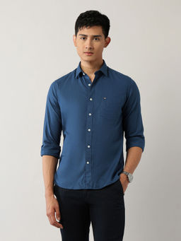 Arrow Sports - Men's Pure Cotton Slim Fit Dobby Shirt