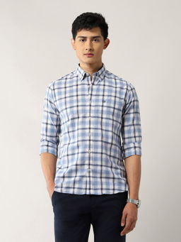 Arrow Sports - Men's Slim Fit Vertical Striped Shirt