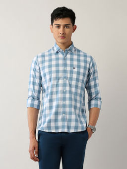 Arrow Sports - Men's Slim Fit Button Down Herringbone Shirt