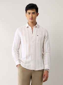 Arrow Sports - Men's Vertical Striped Pure Cotton Shirt