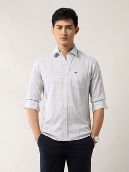 Arrow Sports - Men's Pure Cotton Slim Fit Satin Shirt