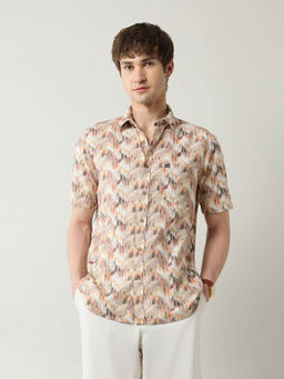 Arrow Sports - Men's All Over Printed Pure Cotton Shirt
