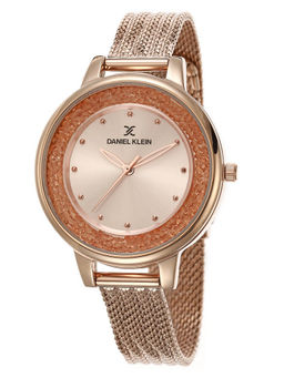Daniel Klein - Analog Rose Gold Dial Women's Watch-DK.1.12404-2