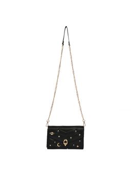 Aldo - TIGERQUEENN Women's Black Sling Bag With Detachable Strap