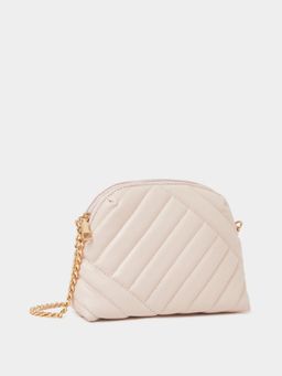 Styli - Women's Quilted Sling Bag - Pink