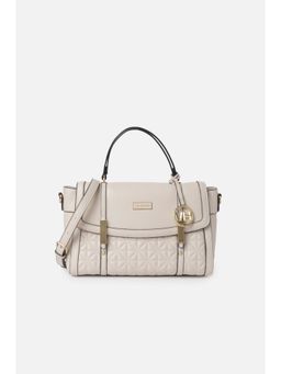 Van Heusen - Women Beige Textured Casual Sling Bag With Detachable Strap