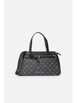 Van Heusen - Women Black Print Casual Sling Bag With Detachable Strap