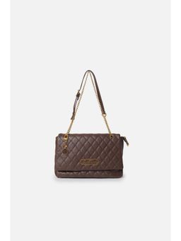 Van Heusen - Women Brown Textured Casual Handbag