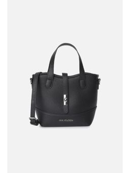 Van Heusen - Women Black Textured Casual Handbag