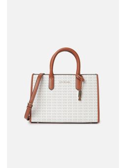 Van Heusen - Women White Graphic Print Formal Tote Bag
