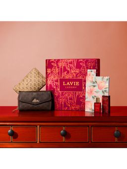 Lavie - Scarlet Sally Women Sling Bag With Detachable Strap, Pouch, Diary & Perfume (L)