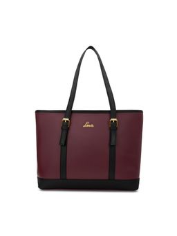 Lavie - Bruna Colorblock Tote Bag - Maroon (L)