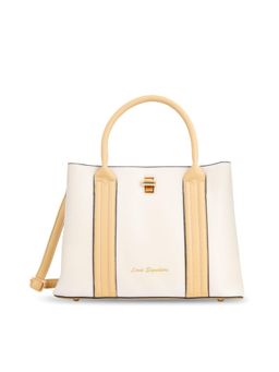 Lavie Signature - Women's Juniper Satchel Bag With Detachable Strap - Beige (M)