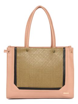 Stamp - Leather Rosegold Womens Vegan Leather Handbag