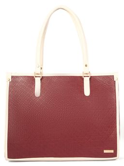 Stamp - Leather Mahroon Womens Vegan Leather Handbag