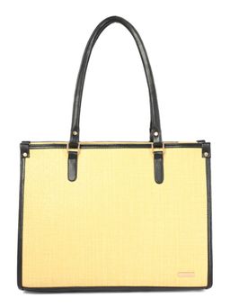 Stamp - Leather Mustard Womens Vegan Leather Handbag