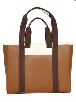 Stamp - Leather Brown Womens Vegan Leather Handbag