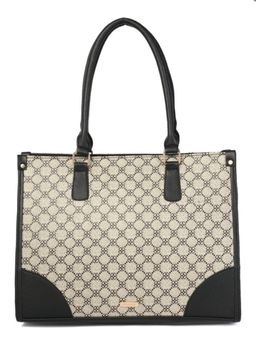 Stamp - Leather Black Womens Vegan Leather Handbag