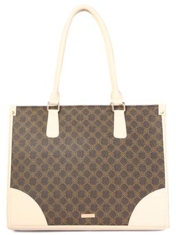 Stamp - Leather Off White Womens Vegan Leather Handbag