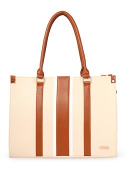Stamp - Leather Off White Womens Vegan Leather Handbag