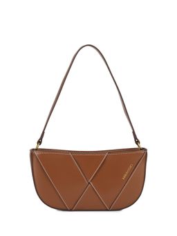MIRAGGIO - Women Waffle Handbag - Brown (M)
