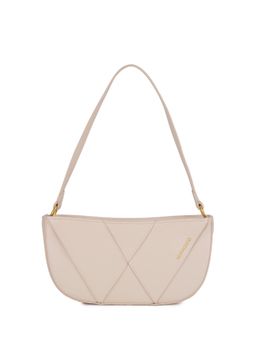 MIRAGGIO - Women Waffle Handbag - Ivory (M)