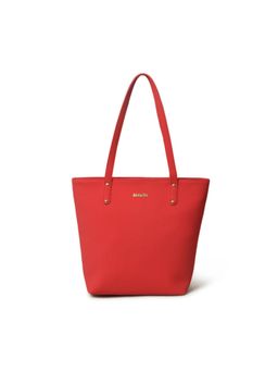 MaheTri - Era Vegan Leather Tote Bag- Red