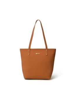 MaheTri - Era Vegan Leather Tote Bag- Tan
