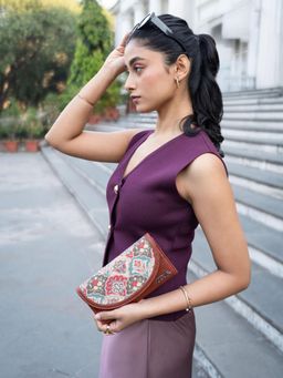 Zouk - Mughal Art Multi-Color Kyra Flap Wallet