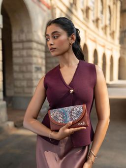Zouk - Multi-Color Mandala Print Kyra Flap Wallet
