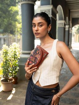Zouk - Paisley Print Kyra Flap Wallet