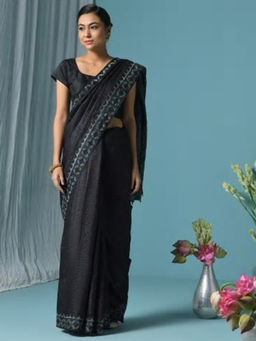 Fabindia - Silk Embroidered Sari