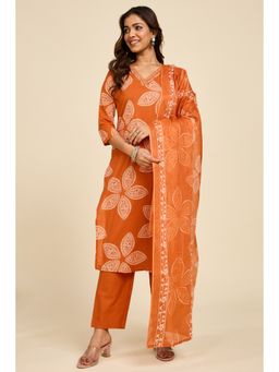 Alaya by Stage3 - Cinnamon Cotton Kurta with Pant