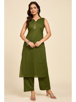 Alaya by Stage3 - Emerald Stitch Detail Co-Ord Set