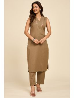 Alaya by Stage3 - Olive Detail Co-Ord Set