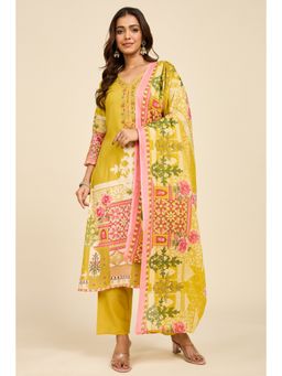 Alaya by Stage3 - Pista Flora Kurta with Pant