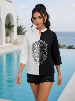 Dora Dori - Women Black Cotton Top