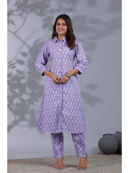 Autumnlane - Ishani Lily Cotton Kurta & Pant (Set of 2)