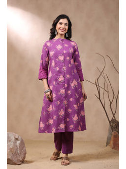 Autumnlane - Rachna Lily Printed Cotton Kurta & Pant (Set of 2)