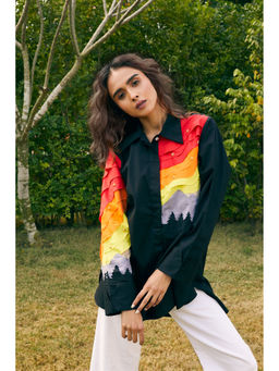 Studio Moda India - Black Woodrow Night Shirt