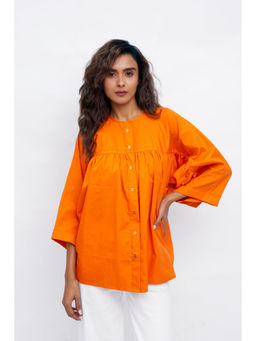 Studio Moda India - Orange Blaze Top