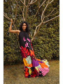 Studio Moda India - Black Auberon Long Dress