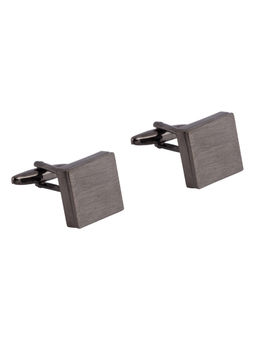 The Tie Hub - Square Matt Gunmetal Cufflink