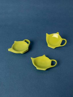 Freedom Tree - Solid Handcrafted Ceramic Tea Bag Thinggy (Set Of 4)
