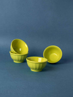 Freedom Tree - Solid Handcrafted Ceramic Mixer Bowl(Set Of 4)