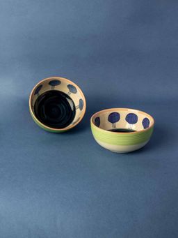 Freedom Tree - Luna Handpainted Ceramic One Meal Bowl