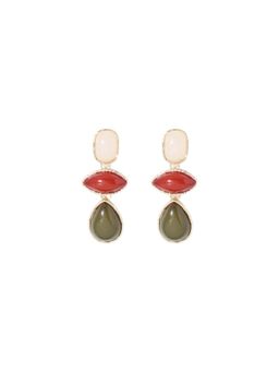 Forever New - Imogen Multi-Color Stone Drop Earrings