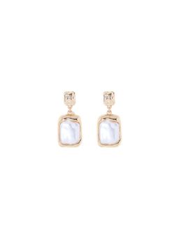 Forever New - Ora Square White Drop Earrings