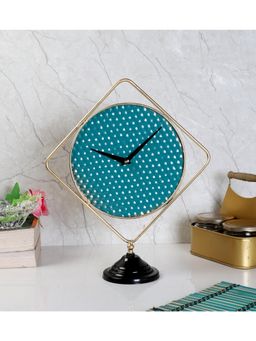 Amaya Decors - Square Hammered Table Clock