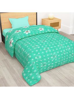 Story@Home - Printed Single Comforter For Ac Room Green